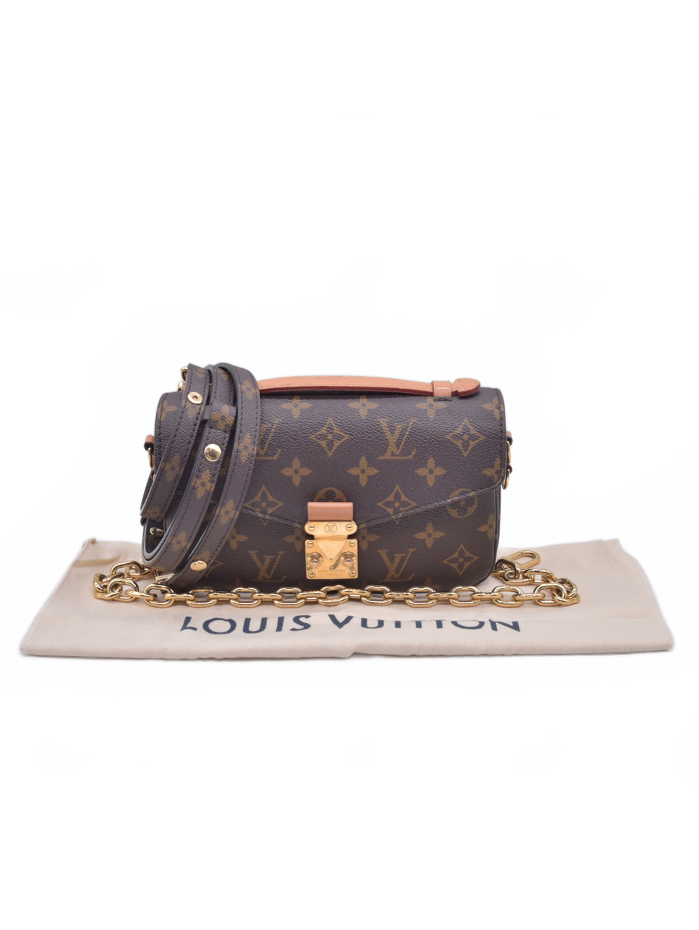 $3300 RFID Louis Vuitton East West Pochette Metis Monogram